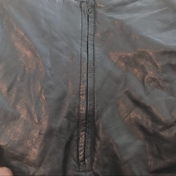 ‼️SOLD‼️ GENUINE LEATHER MAXI SKIRT! - Picture 2 of 4
